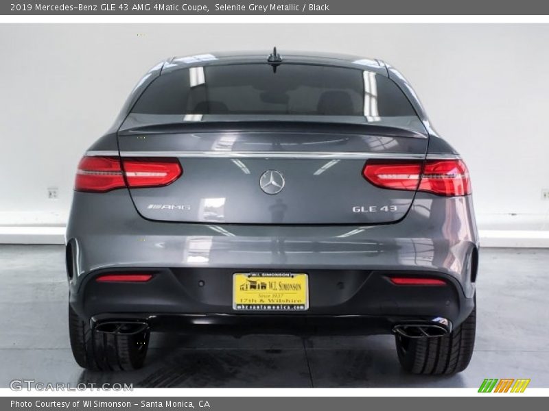 Selenite Grey Metallic / Black 2019 Mercedes-Benz GLE 43 AMG 4Matic Coupe