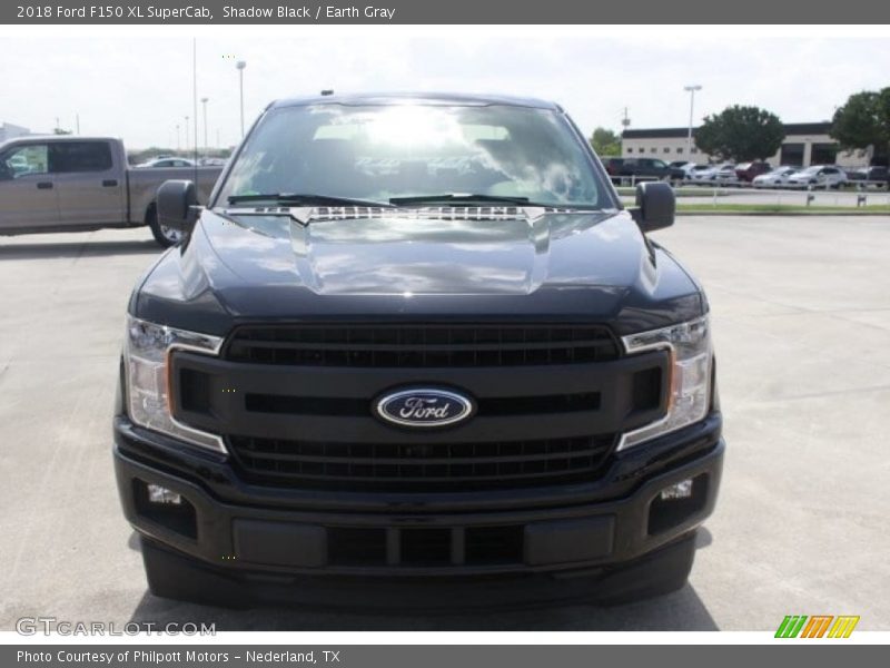 Shadow Black / Earth Gray 2018 Ford F150 XL SuperCab