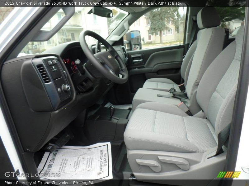 Summit White / Dark Ash/Jet Black 2019 Chevrolet Silverado 3500HD Work Truck Crew Cab 4x4