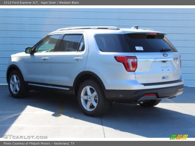 Ingot Silver / Medium Black 2019 Ford Explorer XLT