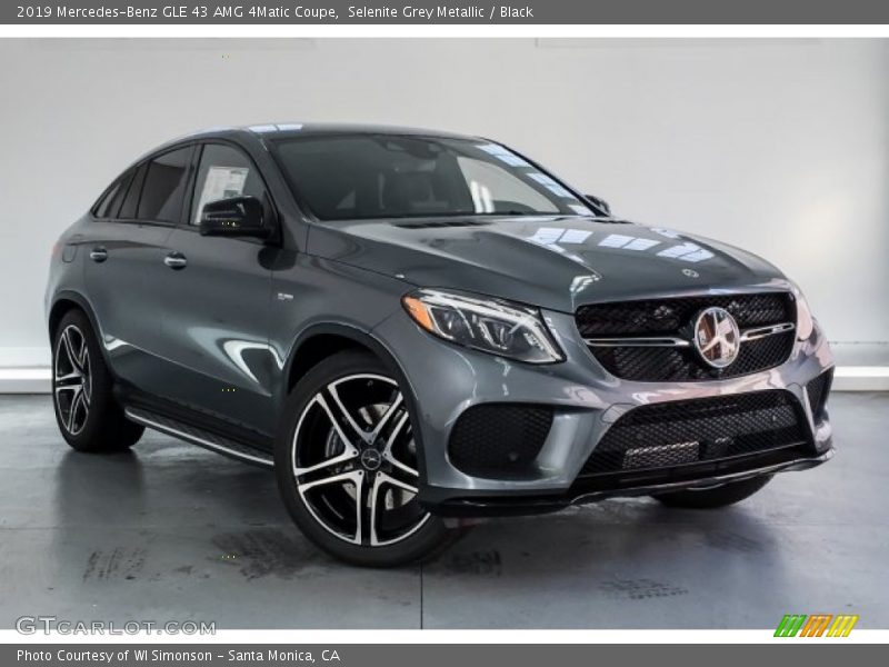 Selenite Grey Metallic / Black 2019 Mercedes-Benz GLE 43 AMG 4Matic Coupe