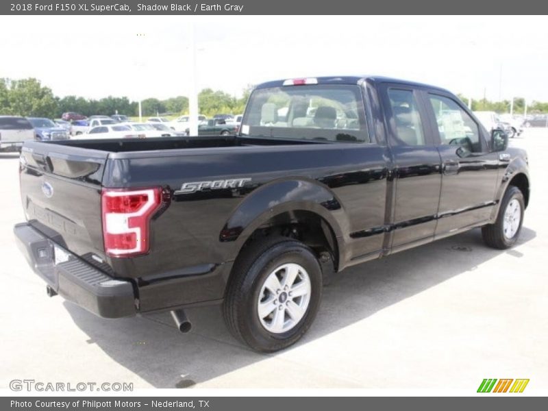 Shadow Black / Earth Gray 2018 Ford F150 XL SuperCab