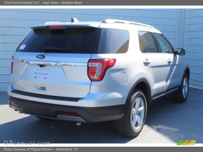 Ingot Silver / Medium Black 2019 Ford Explorer XLT