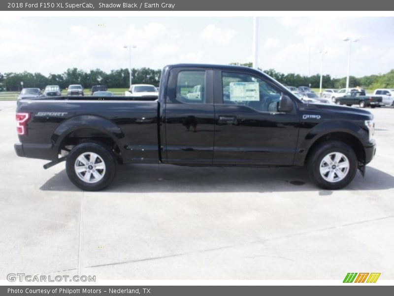 Shadow Black / Earth Gray 2018 Ford F150 XL SuperCab