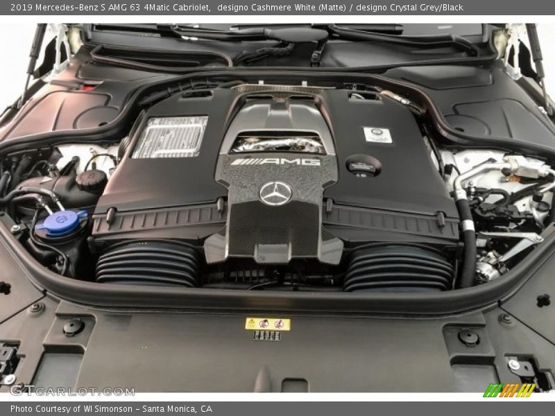  2019 S AMG 63 4Matic Cabriolet Engine - 4.0 Liter biturbo DOHC 32-Valve VVT V8