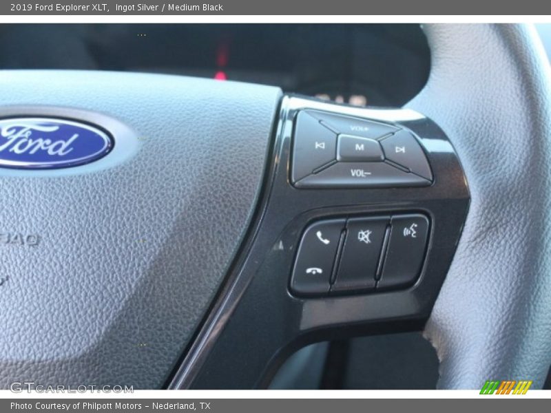 Ingot Silver / Medium Black 2019 Ford Explorer XLT