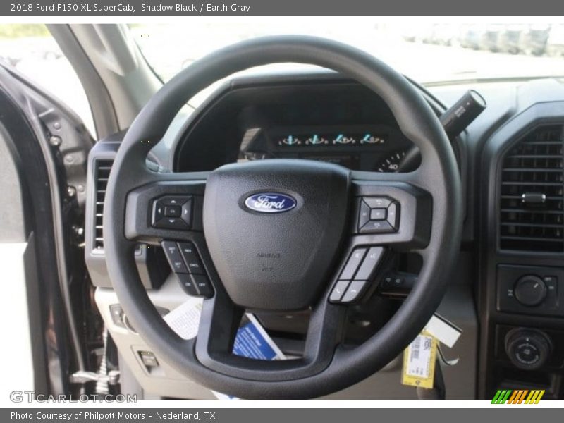 Shadow Black / Earth Gray 2018 Ford F150 XL SuperCab