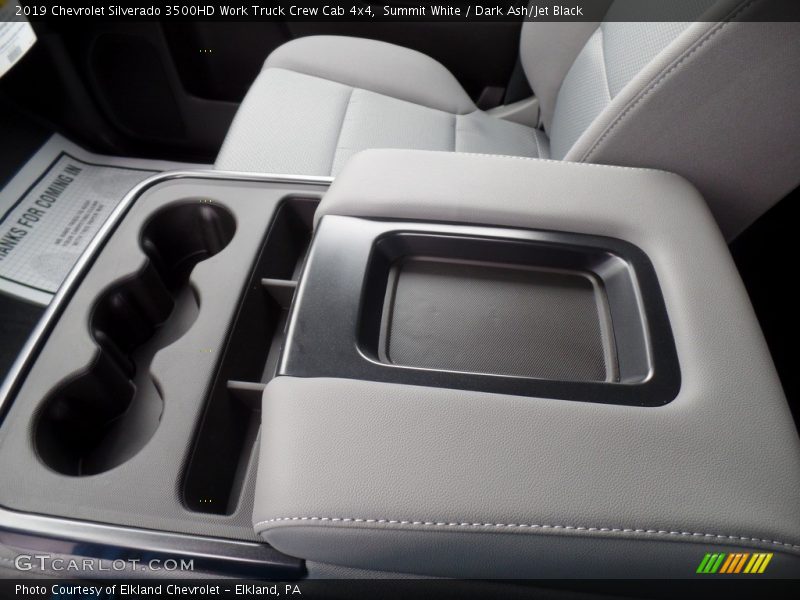 Summit White / Dark Ash/Jet Black 2019 Chevrolet Silverado 3500HD Work Truck Crew Cab 4x4