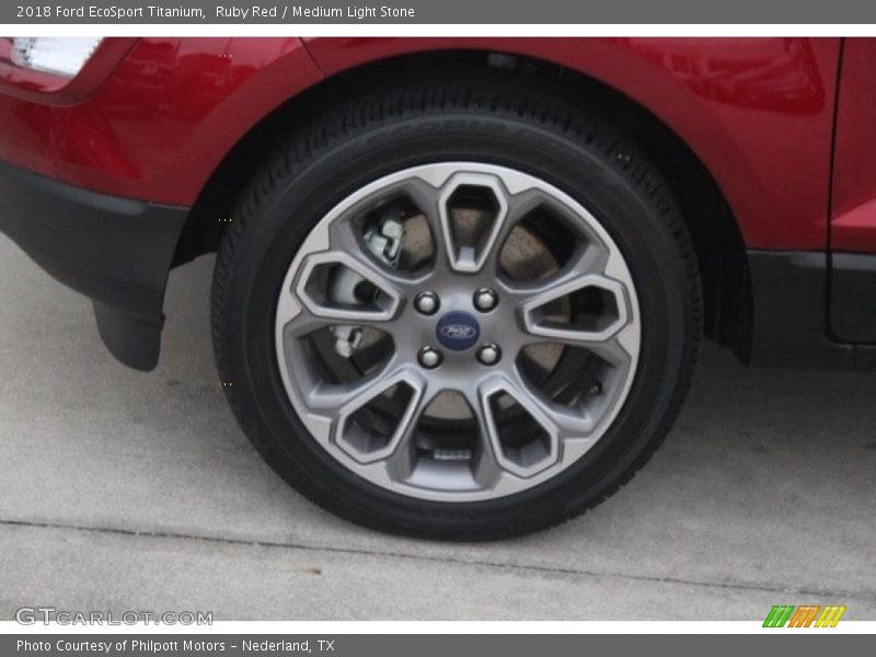 Ruby Red / Medium Light Stone 2018 Ford EcoSport Titanium
