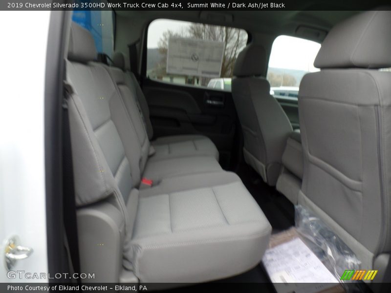 Summit White / Dark Ash/Jet Black 2019 Chevrolet Silverado 3500HD Work Truck Crew Cab 4x4