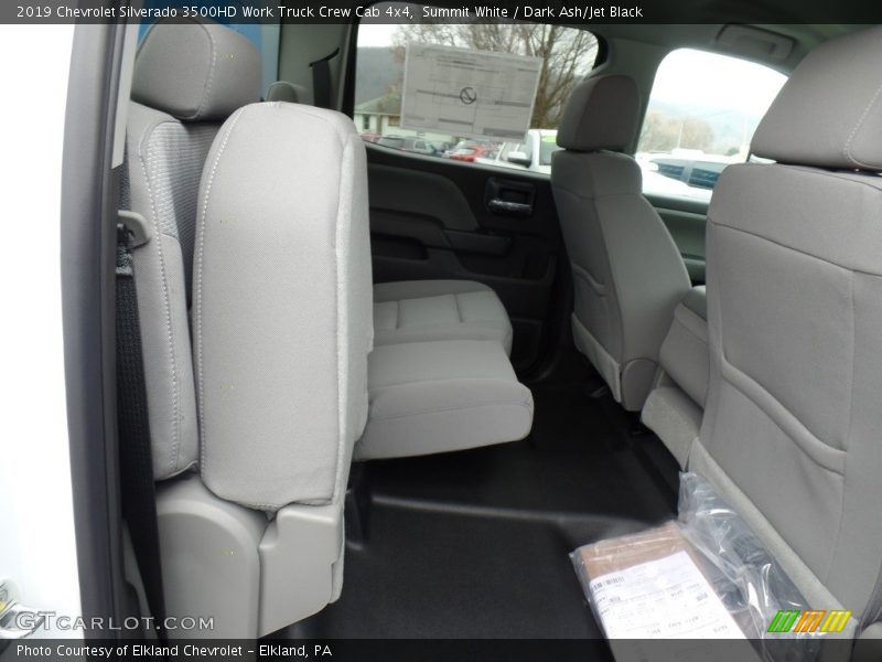 Summit White / Dark Ash/Jet Black 2019 Chevrolet Silverado 3500HD Work Truck Crew Cab 4x4