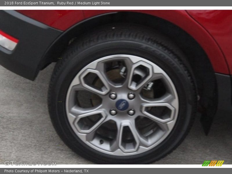 Ruby Red / Medium Light Stone 2018 Ford EcoSport Titanium