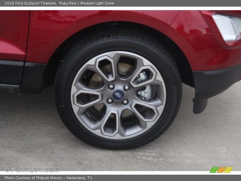 Ruby Red / Medium Light Stone 2018 Ford EcoSport Titanium