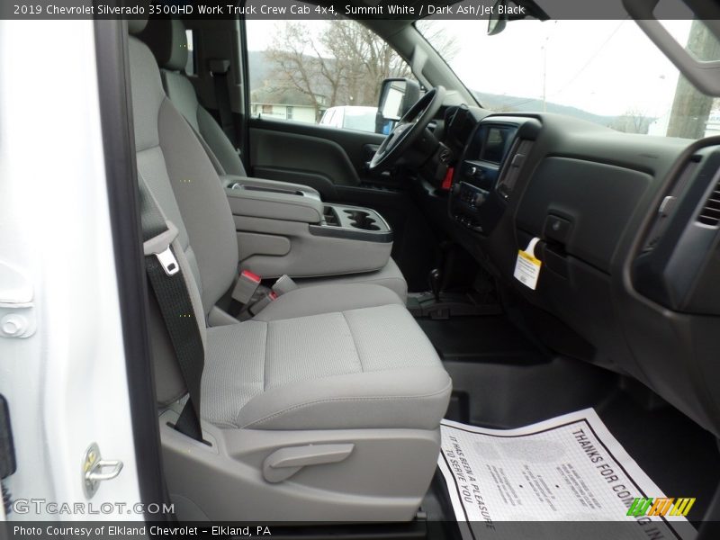 Summit White / Dark Ash/Jet Black 2019 Chevrolet Silverado 3500HD Work Truck Crew Cab 4x4