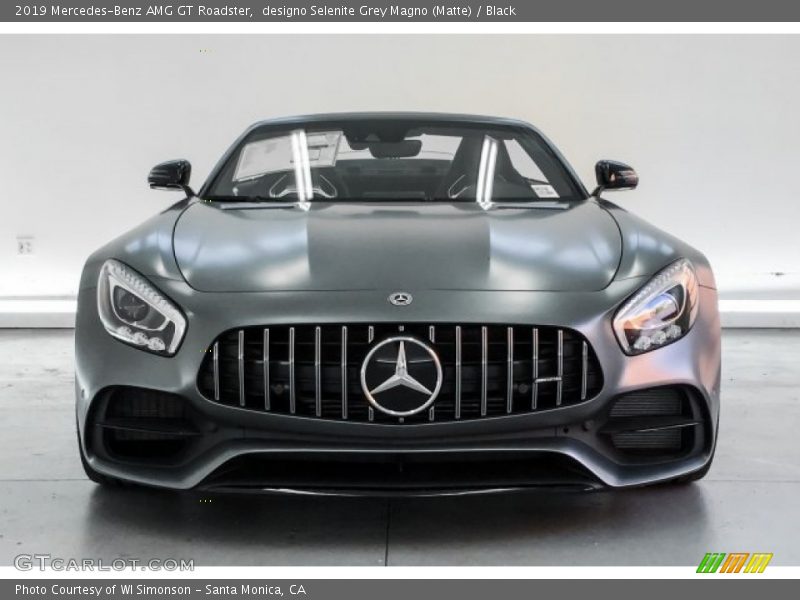 designo Selenite Grey Magno (Matte) / Black 2019 Mercedes-Benz AMG GT Roadster