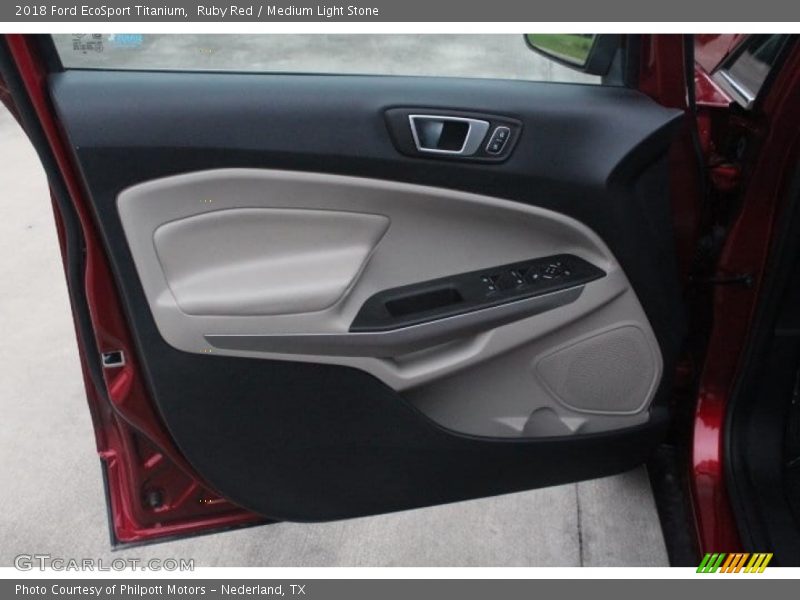 Ruby Red / Medium Light Stone 2018 Ford EcoSport Titanium