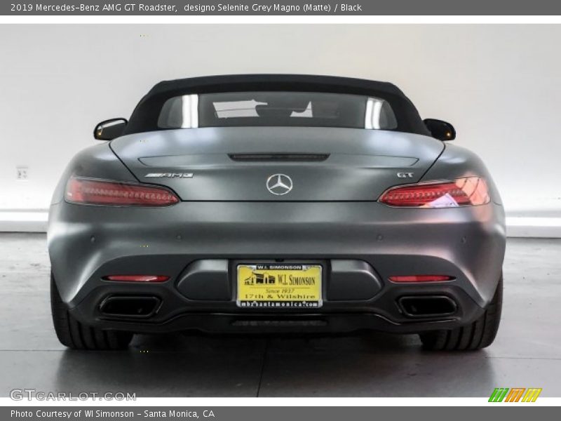 designo Selenite Grey Magno (Matte) / Black 2019 Mercedes-Benz AMG GT Roadster