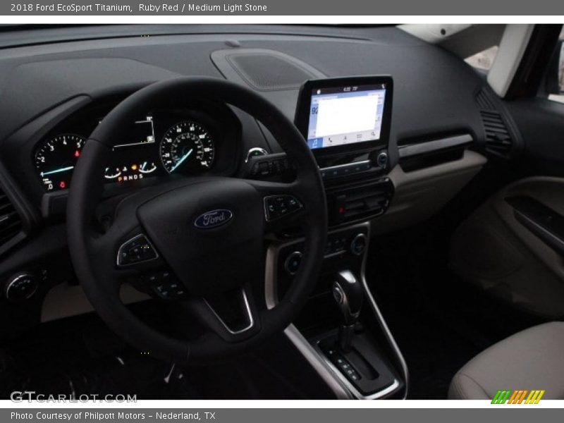 Ruby Red / Medium Light Stone 2018 Ford EcoSport Titanium