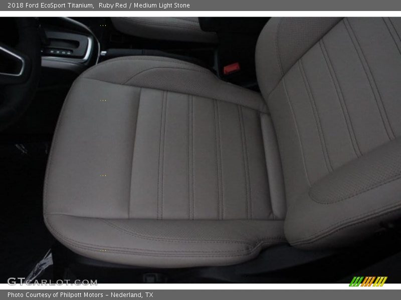 Ruby Red / Medium Light Stone 2018 Ford EcoSport Titanium
