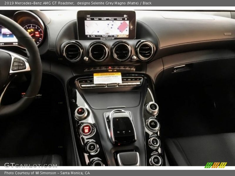 Controls of 2019 AMG GT Roadster