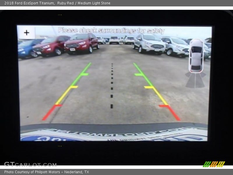 Ruby Red / Medium Light Stone 2018 Ford EcoSport Titanium