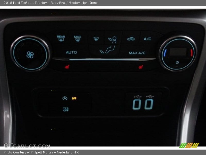 Ruby Red / Medium Light Stone 2018 Ford EcoSport Titanium