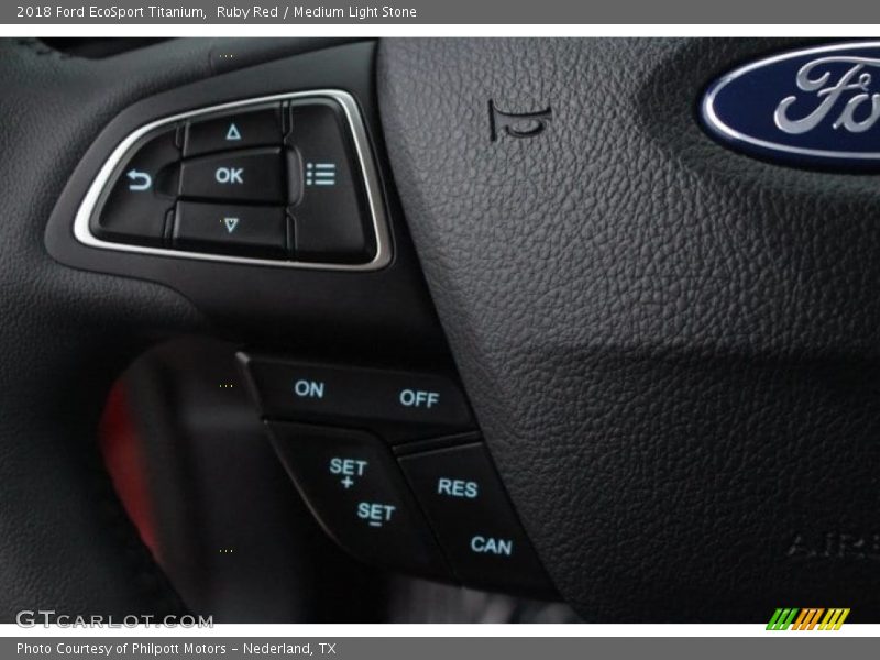 Ruby Red / Medium Light Stone 2018 Ford EcoSport Titanium