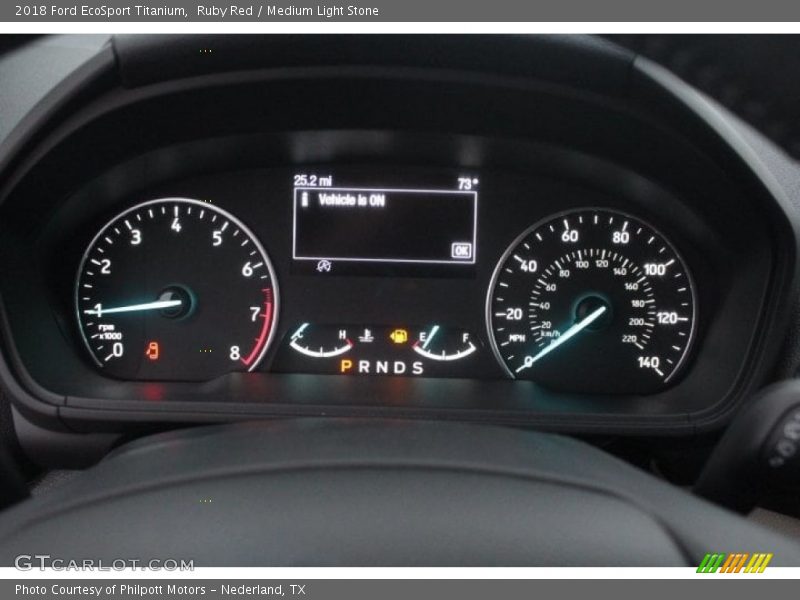 Ruby Red / Medium Light Stone 2018 Ford EcoSport Titanium