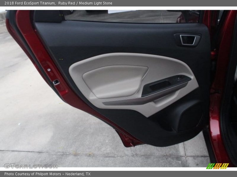 Ruby Red / Medium Light Stone 2018 Ford EcoSport Titanium