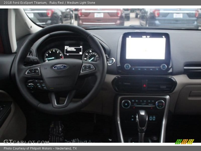 Ruby Red / Medium Light Stone 2018 Ford EcoSport Titanium