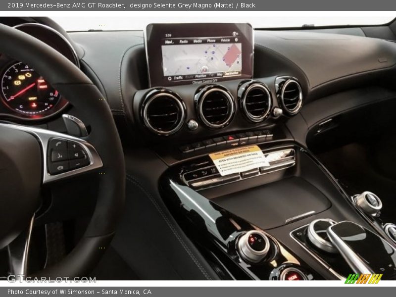 designo Selenite Grey Magno (Matte) / Black 2019 Mercedes-Benz AMG GT Roadster