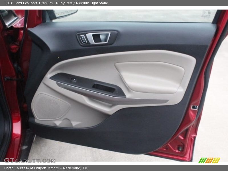 Ruby Red / Medium Light Stone 2018 Ford EcoSport Titanium
