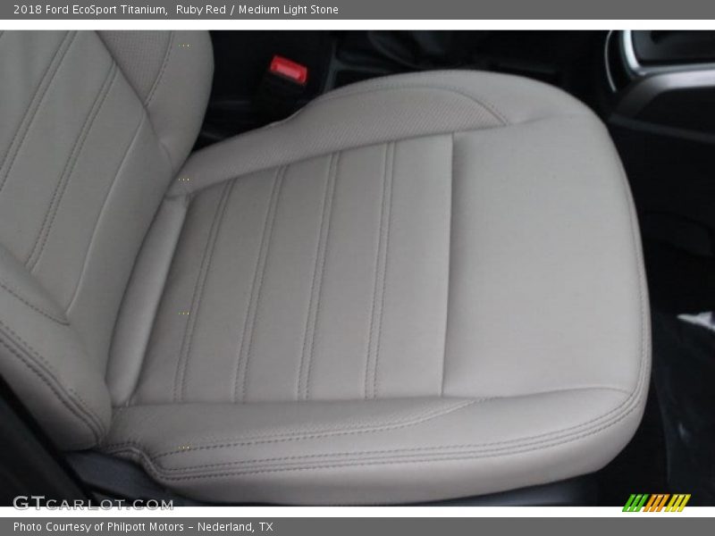 Ruby Red / Medium Light Stone 2018 Ford EcoSport Titanium