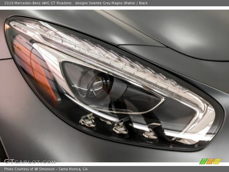 designo Selenite Grey Magno (Matte) / Black 2019 Mercedes-Benz AMG GT Roadster