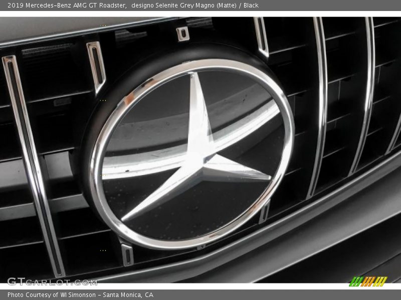 designo Selenite Grey Magno (Matte) / Black 2019 Mercedes-Benz AMG GT Roadster