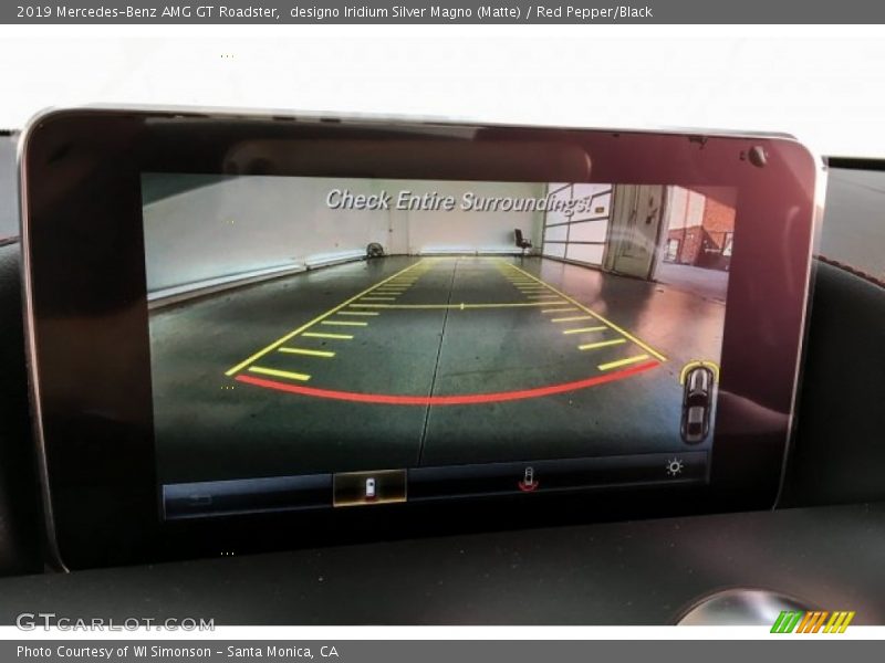 designo Iridium Silver Magno (Matte) / Red Pepper/Black 2019 Mercedes-Benz AMG GT Roadster