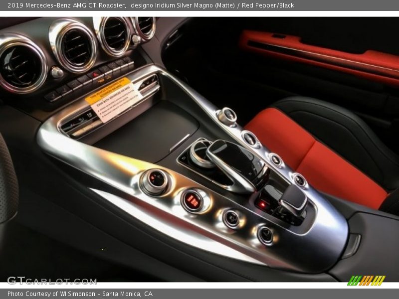 Controls of 2019 AMG GT Roadster