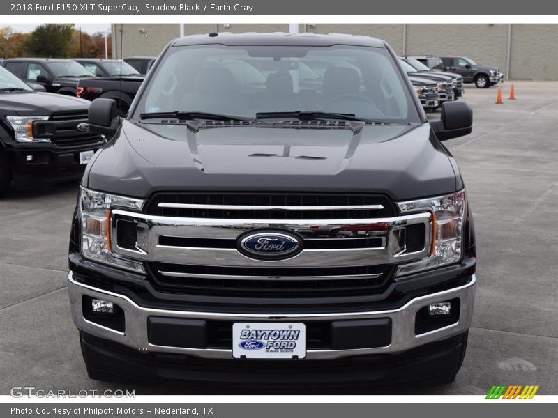 Shadow Black / Earth Gray 2018 Ford F150 XLT SuperCab