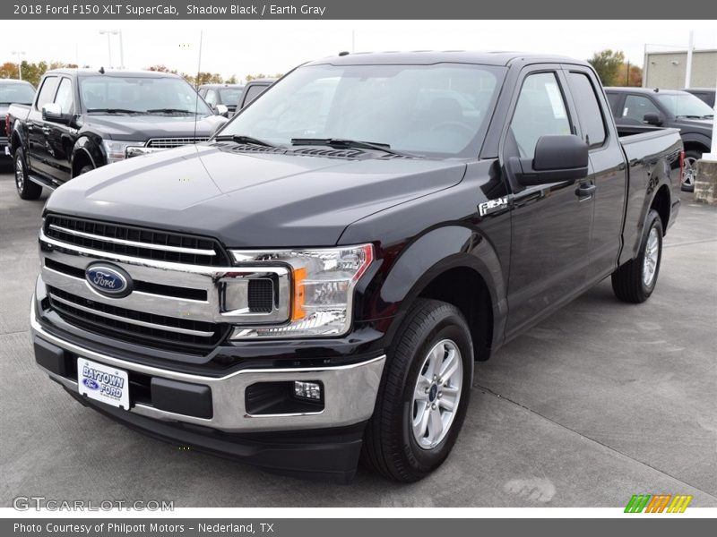 Shadow Black / Earth Gray 2018 Ford F150 XLT SuperCab