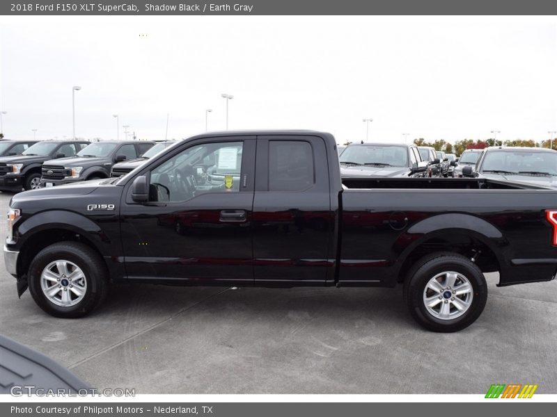 Shadow Black / Earth Gray 2018 Ford F150 XLT SuperCab