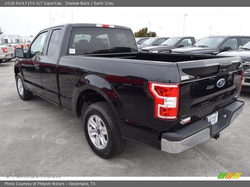Shadow Black / Earth Gray 2018 Ford F150 XLT SuperCab