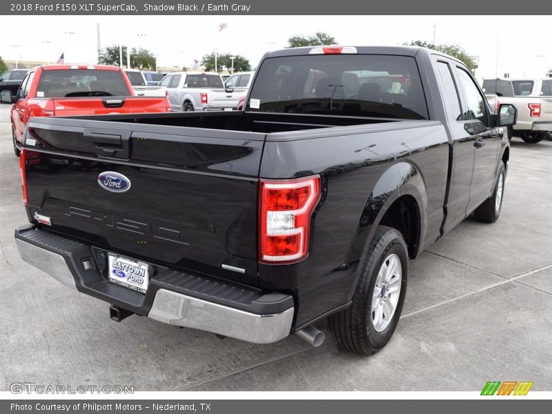 Shadow Black / Earth Gray 2018 Ford F150 XLT SuperCab