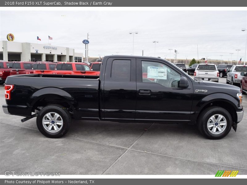 Shadow Black / Earth Gray 2018 Ford F150 XLT SuperCab