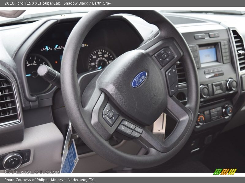 Shadow Black / Earth Gray 2018 Ford F150 XLT SuperCab