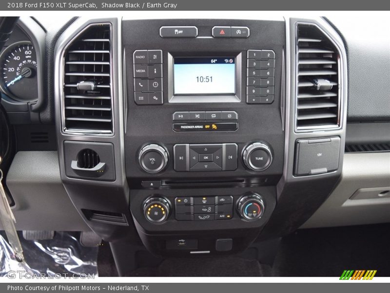 Shadow Black / Earth Gray 2018 Ford F150 XLT SuperCab