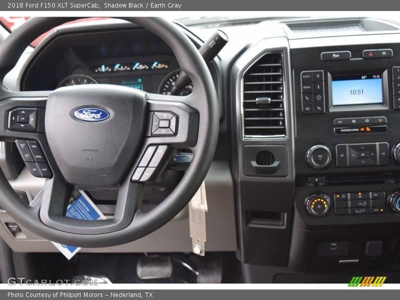 Shadow Black / Earth Gray 2018 Ford F150 XLT SuperCab