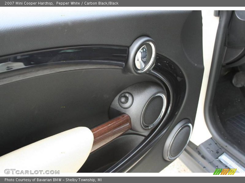 Pepper White / Carbon Black/Black 2007 Mini Cooper Hardtop