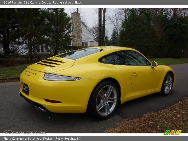 Racing Yellow / Black 2016 Porsche 911 Carrera Coupe