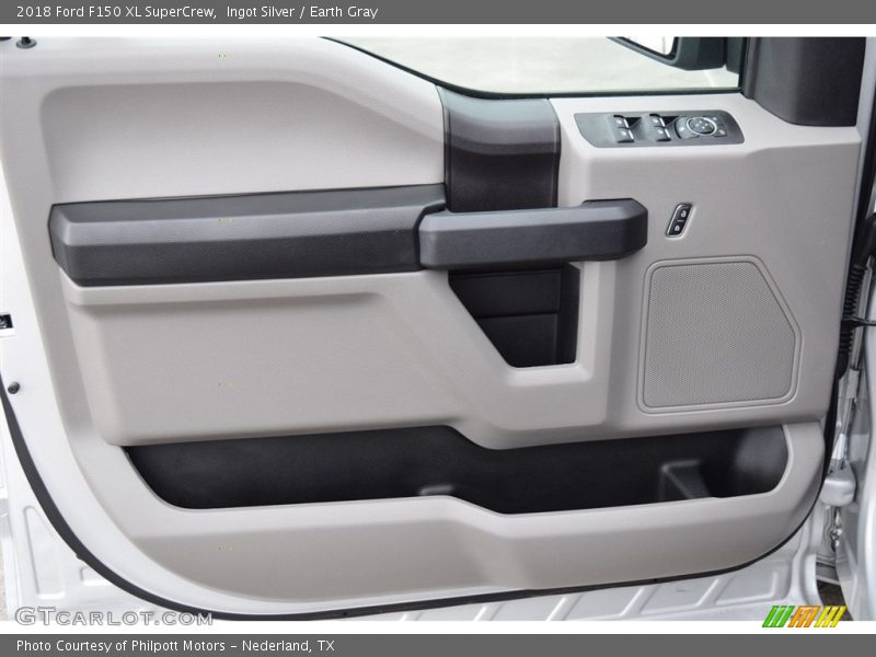 Ingot Silver / Earth Gray 2018 Ford F150 XL SuperCrew