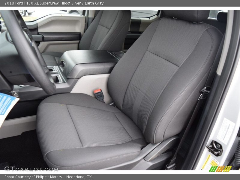 Ingot Silver / Earth Gray 2018 Ford F150 XL SuperCrew